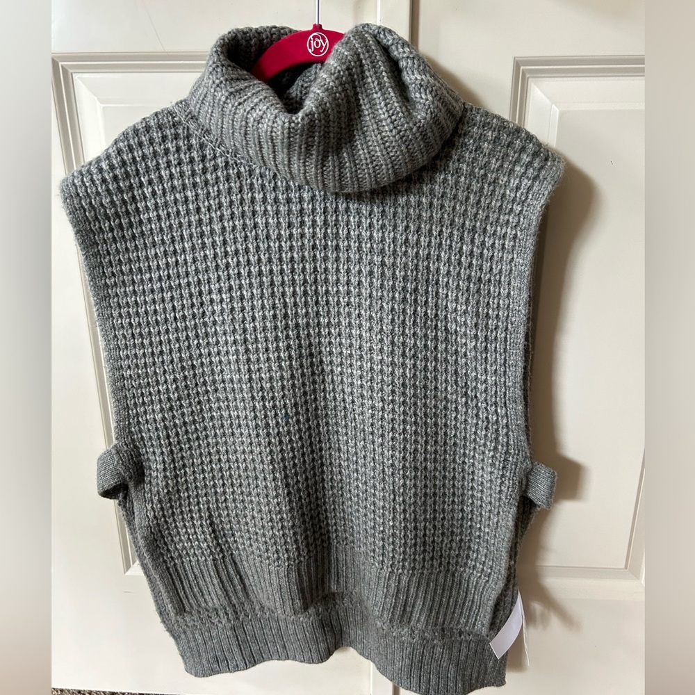 BNWT Madewell Bournville Waffle Sweater Vest in size XS